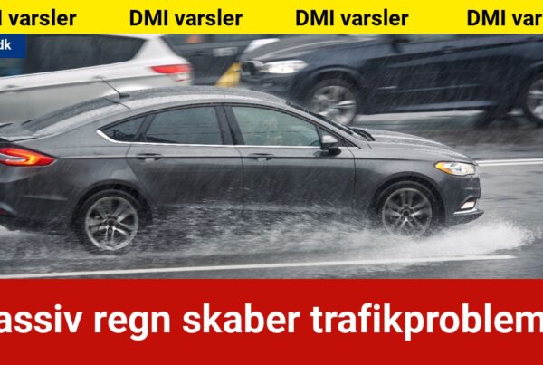 PAS PÅ: Massiv regn skaber trafikproblemer