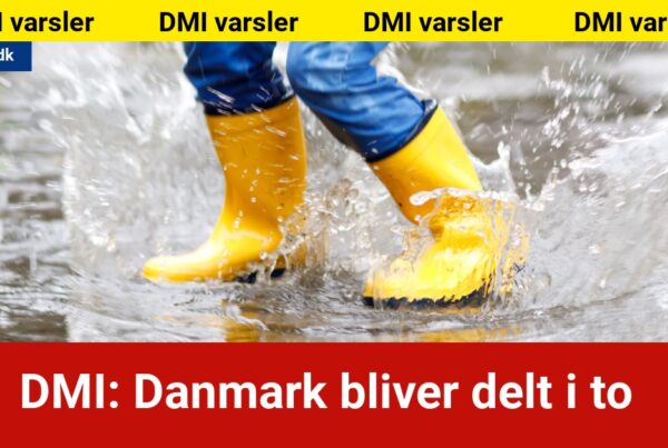 DMI: Danmark bliver delt i to