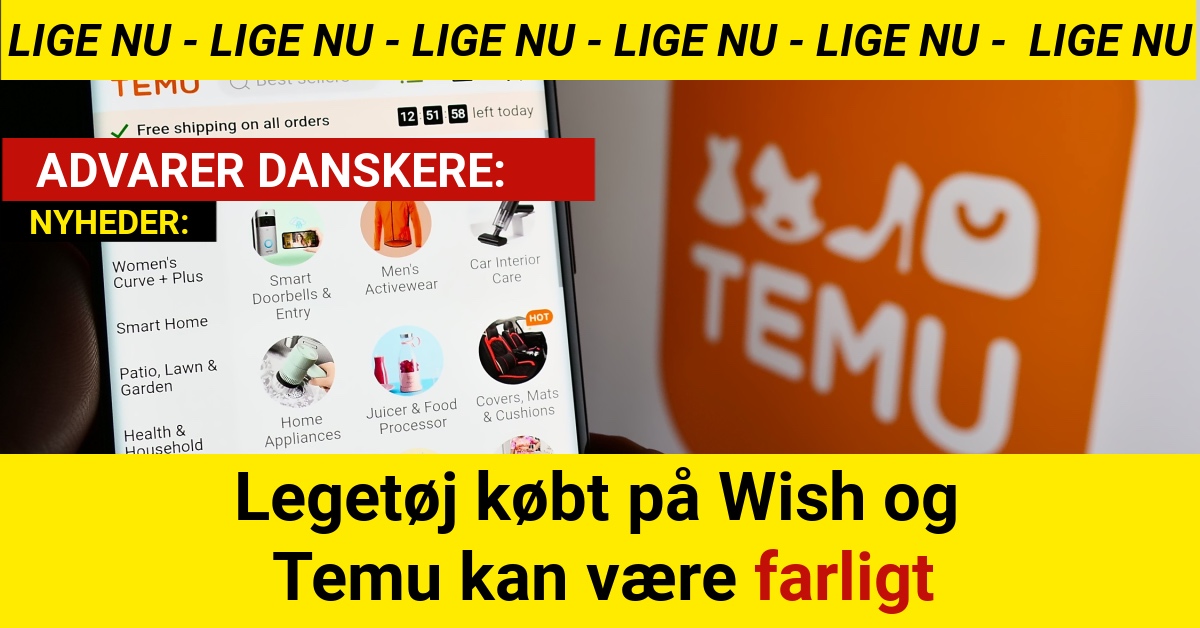 Legetøj købt på Wish og Temu kan være farligt