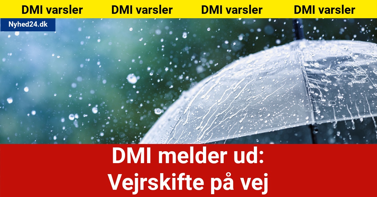 DMI melder ud: Vejrskifte på vej