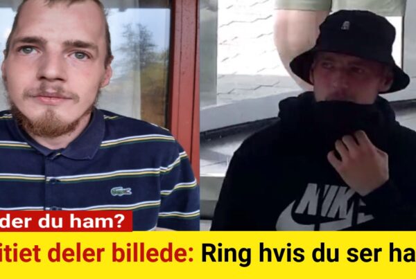 Politiet deler billede: Ring hvis du ser ham