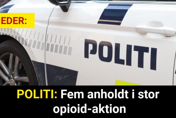 POLITI: Fem anholdt i stor opioid-aktion