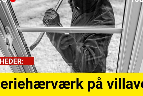 Seriehærværk på villavej