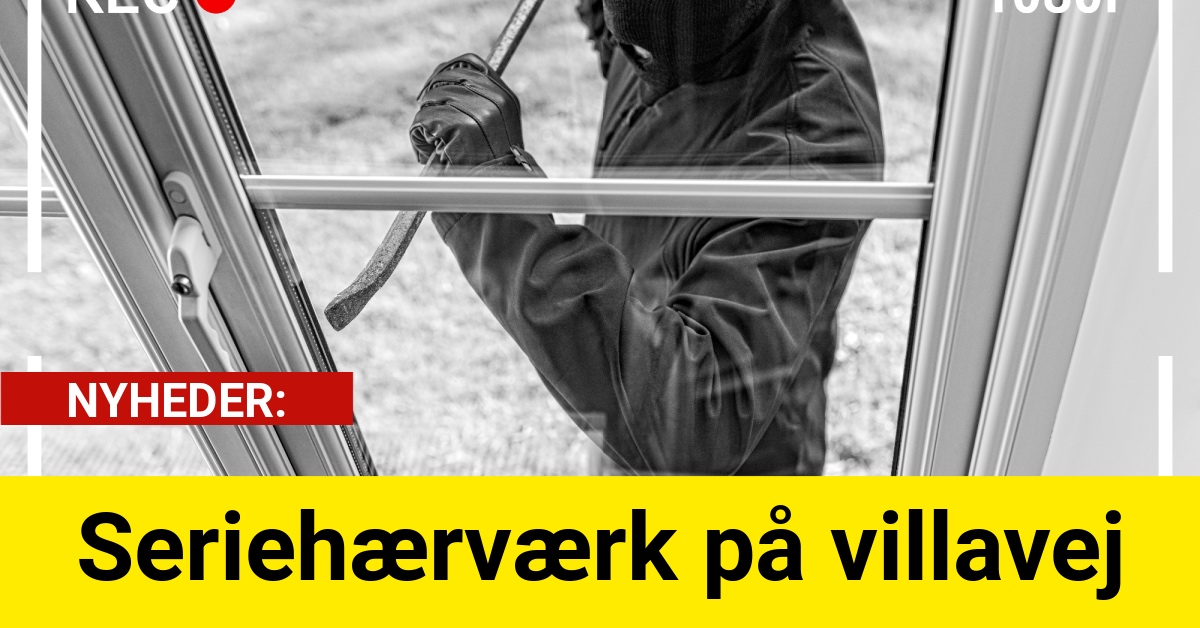 Seriehærværk på villavej