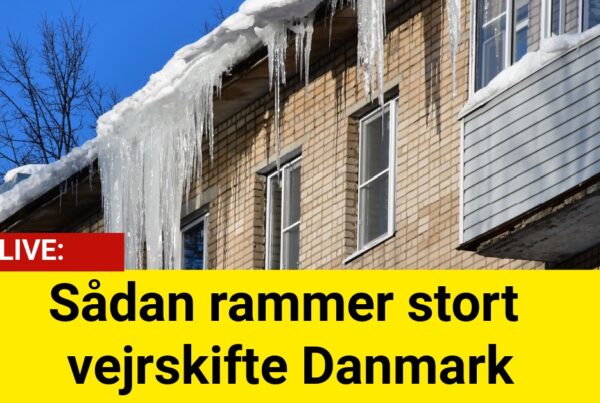 Sådan rammer stort vejrskifte Danmark