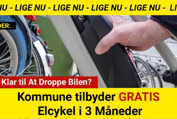 Kommune tilbyder GRATIS Elcykel i 3 Måneder – Er Du Klar til At Droppe Bilen?