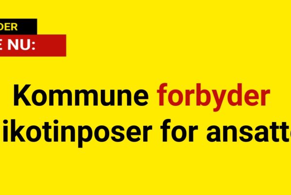 Kommune forbyder nikotinposer for ansatte