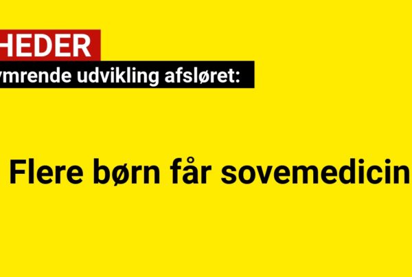 Flere børn får sovemedicin: Bekymrende udvikling afsløret