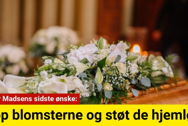 Johnny Madsens sidste ønske: Drop blomsterne og støt de hjemløse