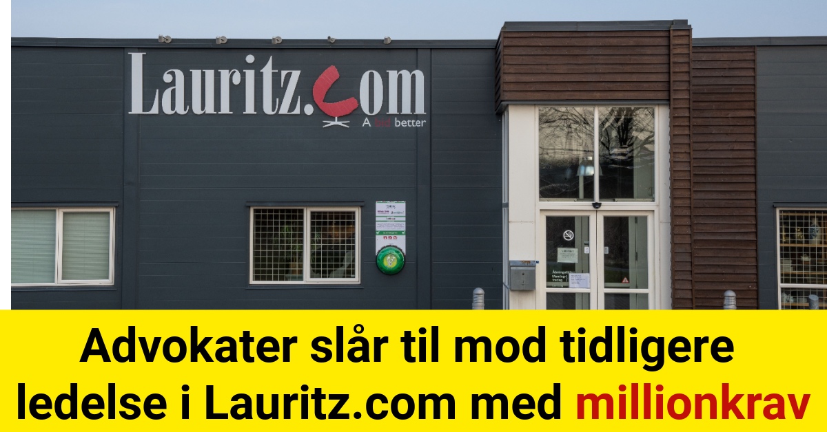 Advokater slår til mod tidligere ledelse i Lauritz.com med millionkrav