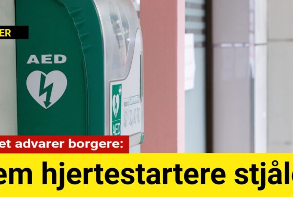 Fem hjertestartere stjålet: Politiet advarer borgere