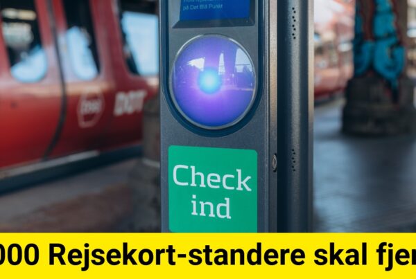 19.000 Rejsekort-standere udskiftes i 2026