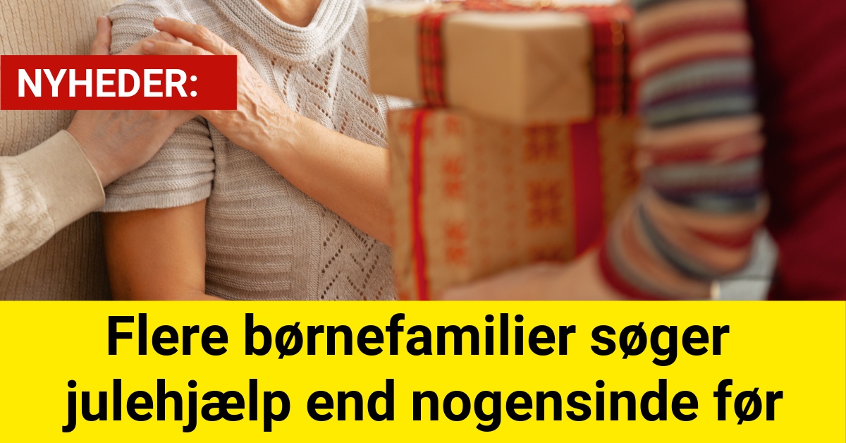 Flere børnefamilier søger julehjælp end nogensinde før