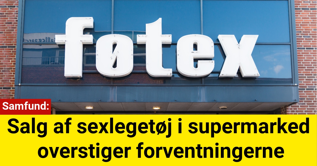 Salg af sexlegetøj i supermarked overstiger forventningerne