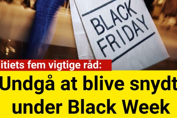 Undgå at blive snydt under Black Week: Politiets fem vigtige råd