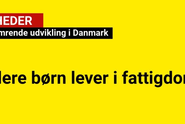 Flere børn lever i fattigdom: Bekymrende udvikling i Danmark