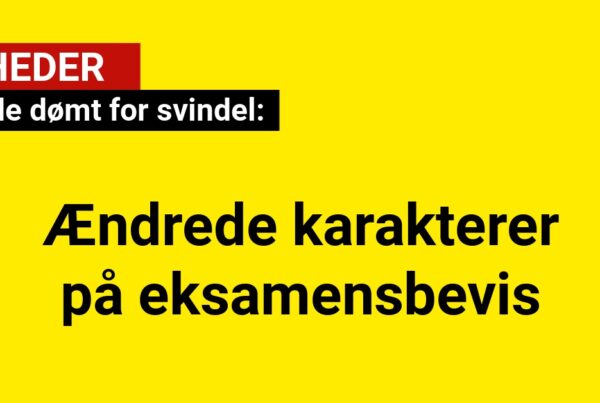 Ændrede karakterer på eksamensbevis – kvinde dømt for svindel