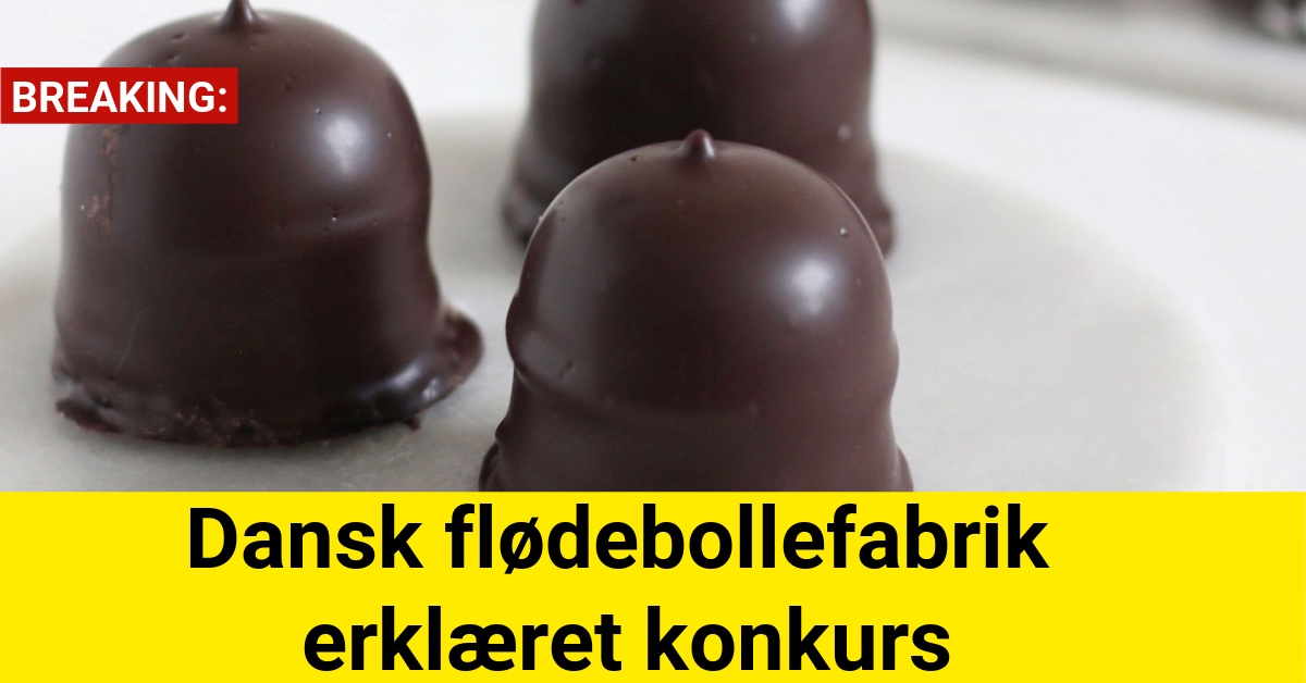 Dansk flødebollefabrik erklæret konkurs