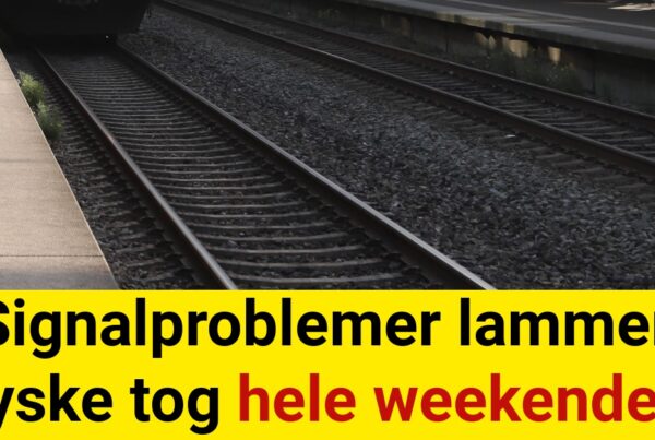 Signalproblemer lammer jyske tog hele weekenden