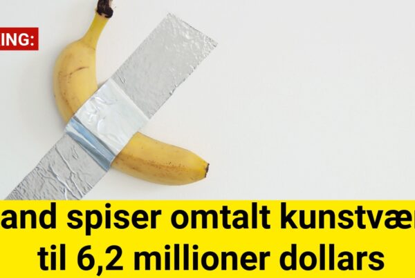 Mand spiser omtalt kunstværk til 6,2 millioner dollars