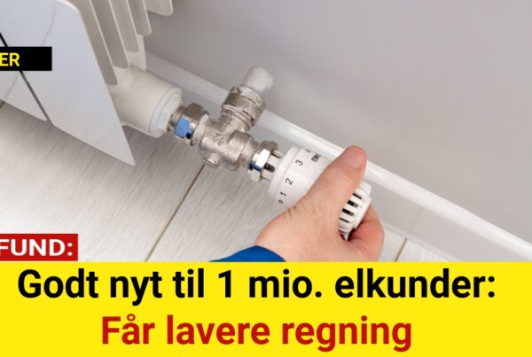 Godt nyt til 1 mio. elkunder: Får lavere regning