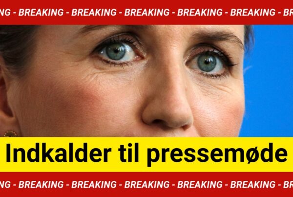 BREAKING: Indkalder til pressemøde