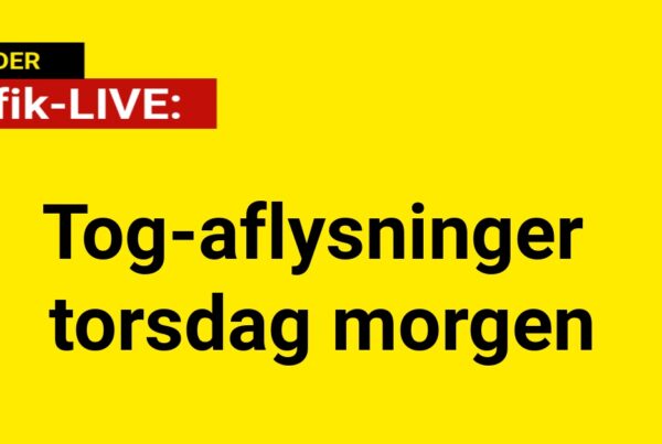 Tog-aflysninger torsdag morgen