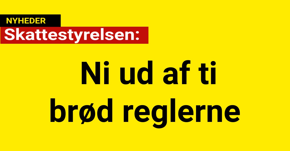 Skattestyrelsen: