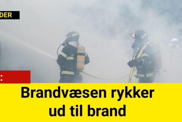 Brandvæsen rykker ud til brand