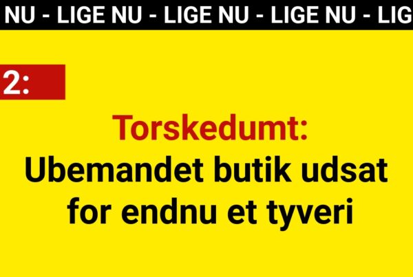 Torskedumt: Ubemandet butik udsat for endnu et tyveri