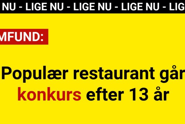 Populær restaurant går konkurs efter 13 år