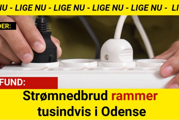 Strømnedbrud rammer tusindvis i Odense