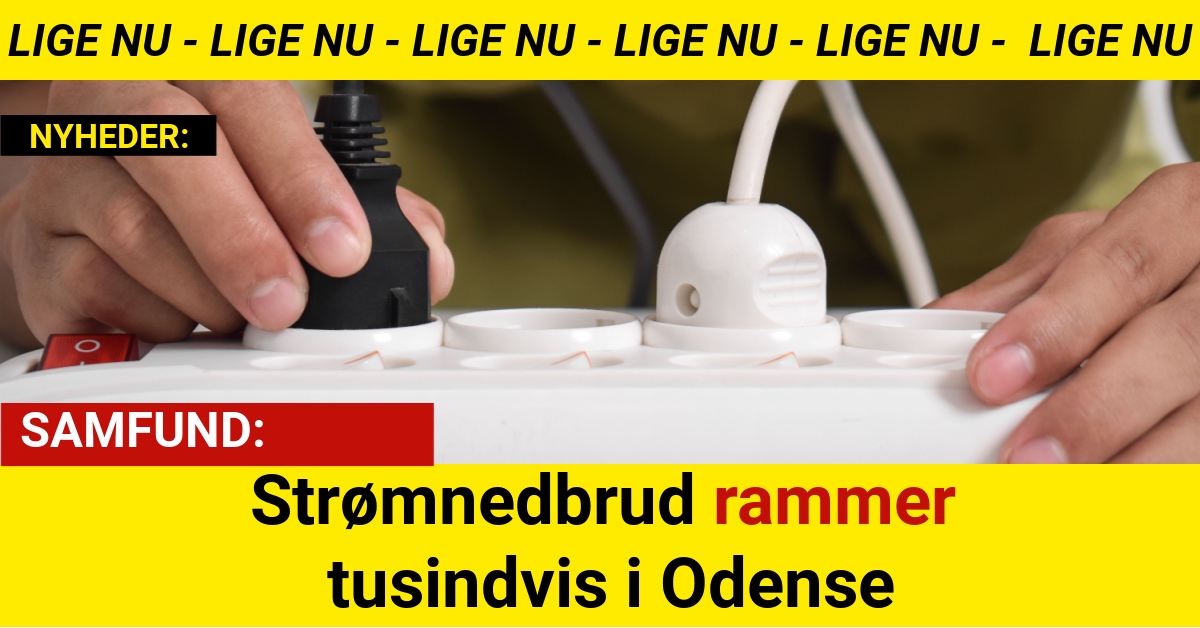 Strømnedbrud rammer tusindvis i Odense