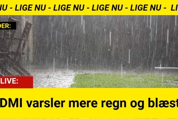 DMI varsler mere regn og blæst