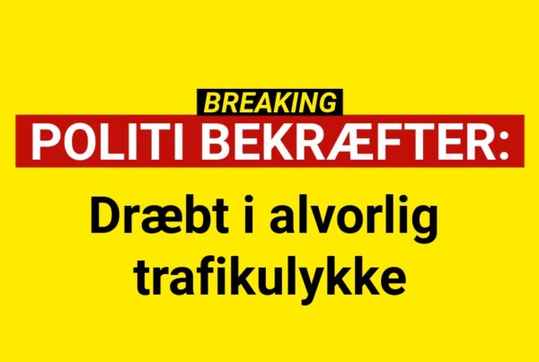 Dræbt i alvorlig trafikulykke