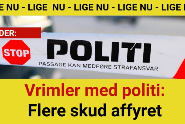 Vrimler med politi: Flere skud affyret