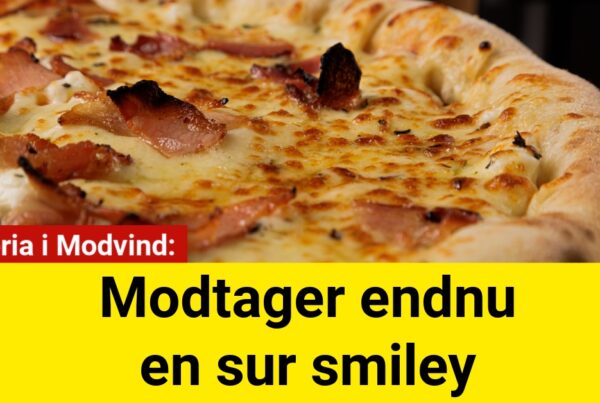 Pizzeria i Modvind: Modtager endnu en sur smiley