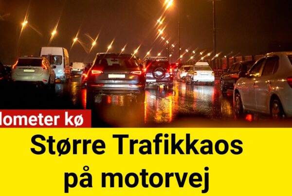 Større Trafikkaos på motorvej: 12 kilometer kø