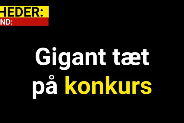 Gigant tæt på konkurs