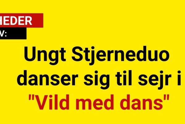 Ungt Stjerneduo danser sig til sejr i "Vild med dans"