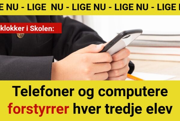 Alarmklokker i Skolen: Telefoner og computere forstyrrer hver tredje elev