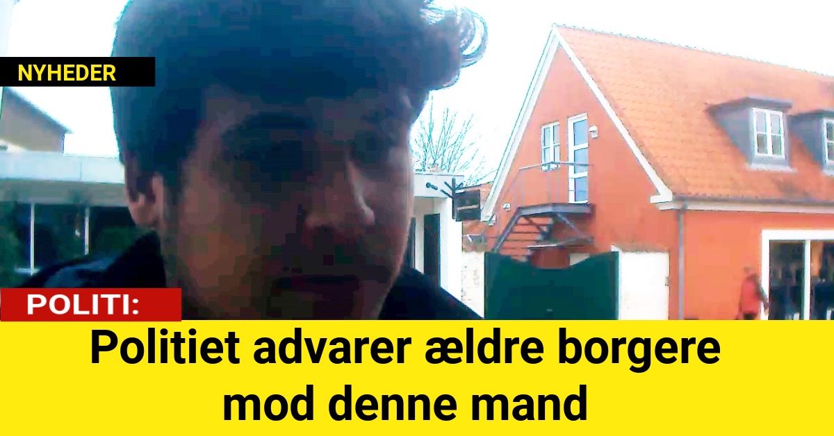 Politiet advarer ældre borgere mod denne mand