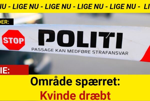 Område spærret: Kvinde dræbt