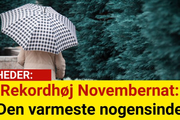 Rekordhøj Novembernat: Den varmeste nogensinde