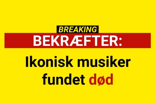 BEKRÆFTER: Ikonisk musiker fundet død