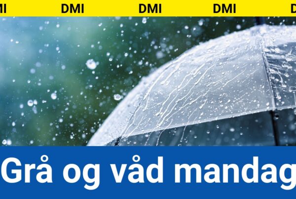 Vejr-LIVE: Grå og våd mandag