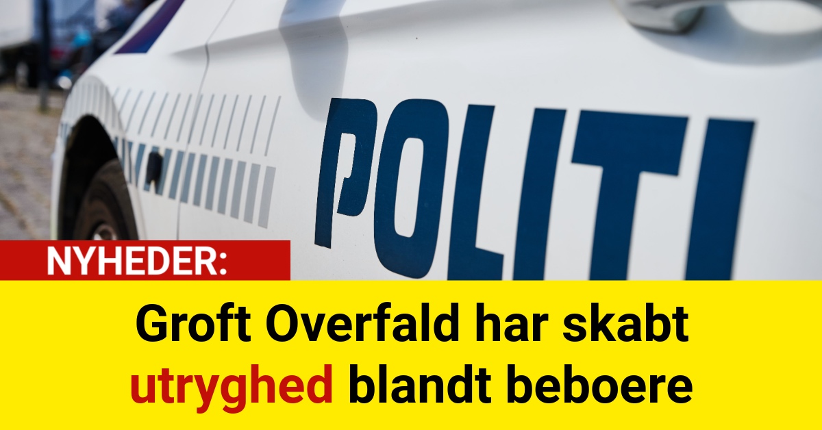 Groft Overfald har skabt utryghed blandt beboere