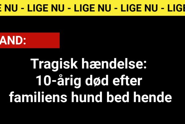 Tragisk hændelse: 10-årig død efter familiens hund bed hende