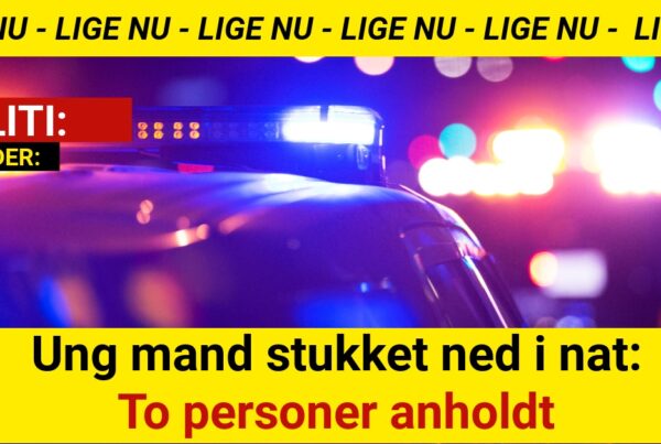 Ung mand stukket ned i nat: To personer anholdt