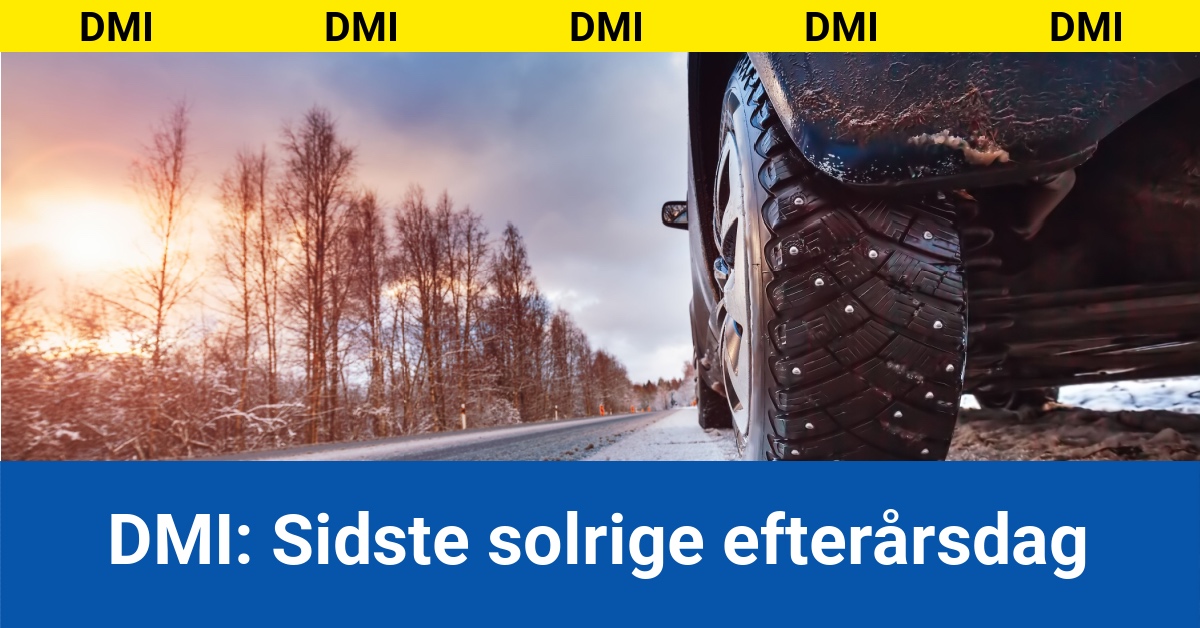 DMI: Sidste solrige efterårsdag